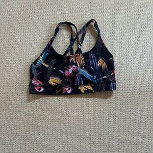 Lululemon Floral Print Sports Bra